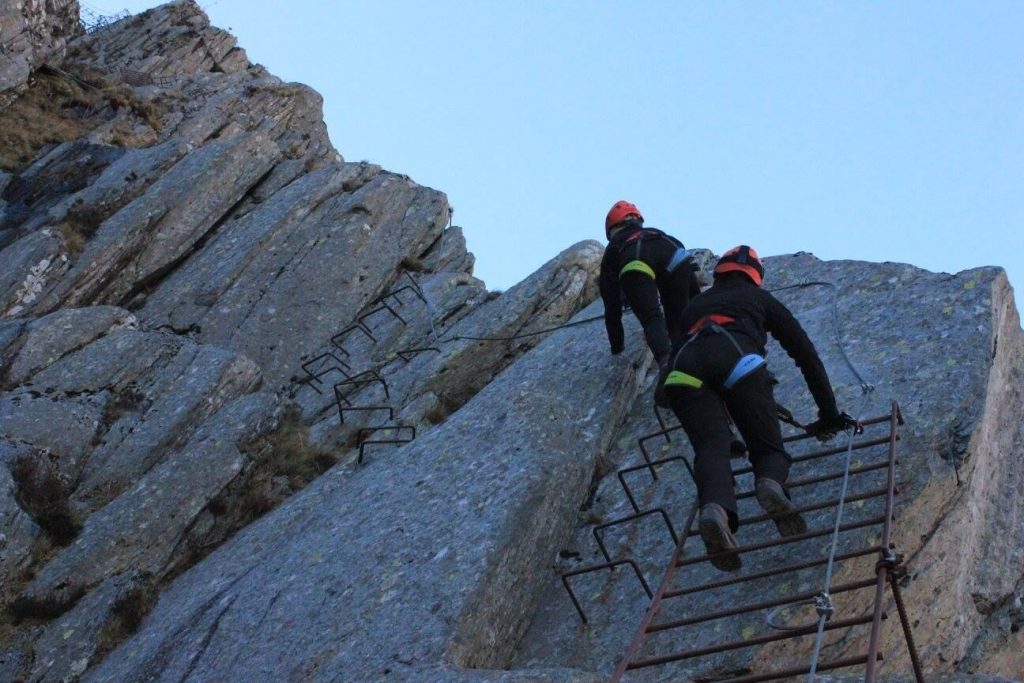 Rock Climbing Honister Slate Mine, Cumbria